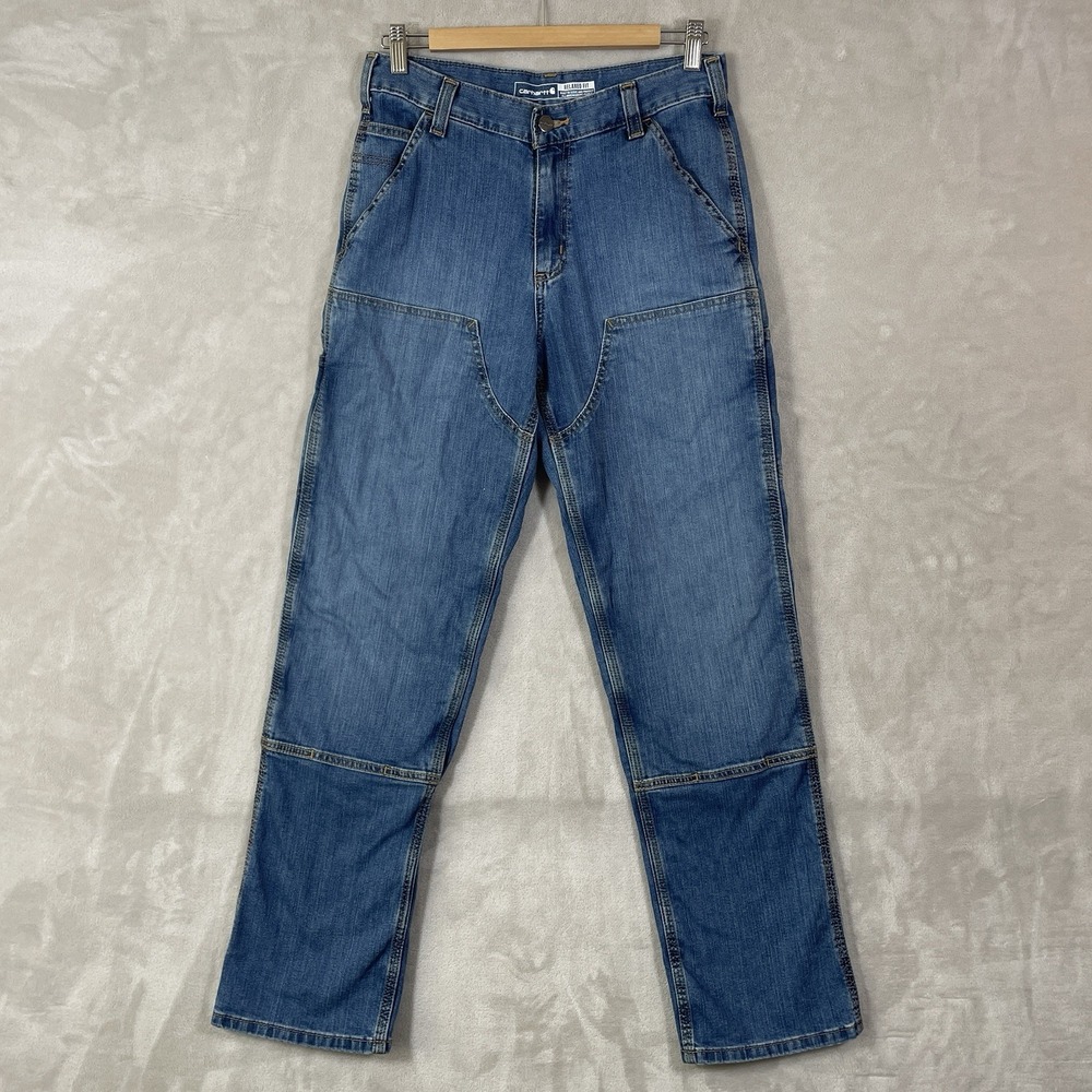 Carhartt Rugged Flex Relaxed Double Knee Utility Work Jeans Men 32x30 103329 H40